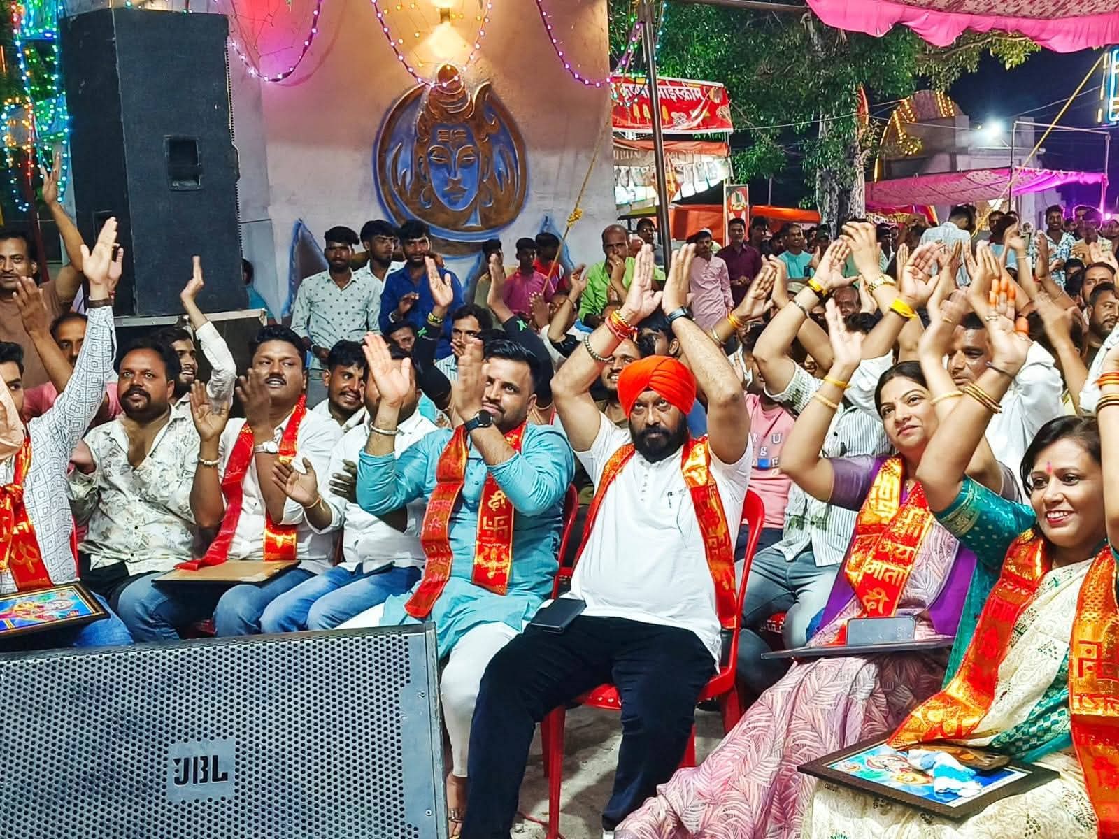 माँ मोड़ीमाताजी मंदिर परिसर में तीन दिवसीय मेले का भजन संध्या के साथ हुआ समापन