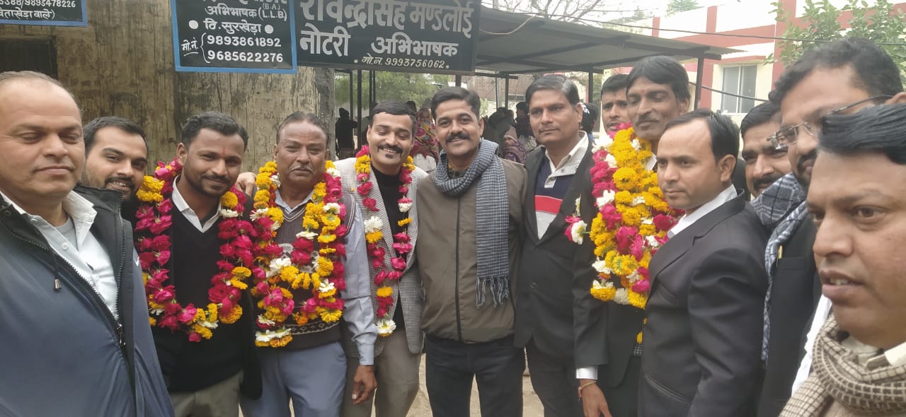 बार एसोसिएशन सीतामऊ के चुनाव संपन्न श्री जोशी हुवे विजय
